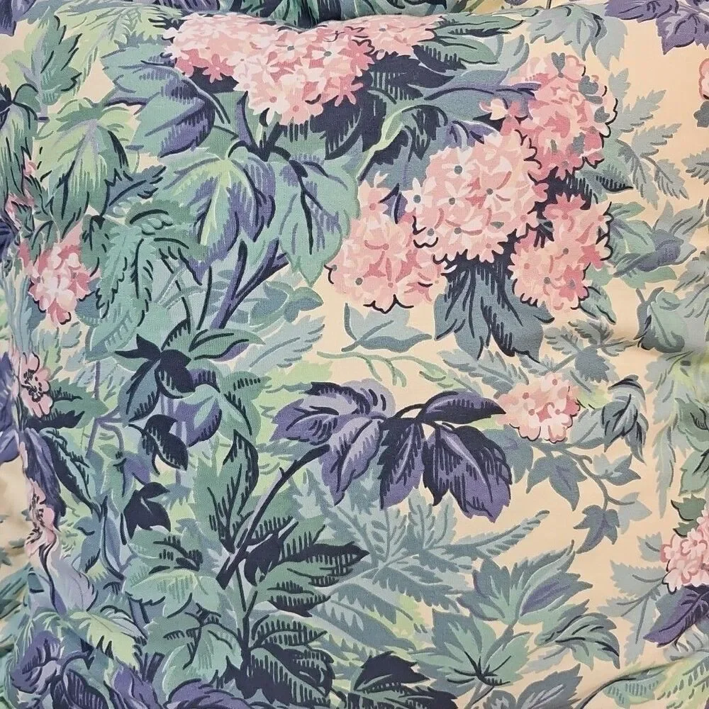 Vtg Laura Ashley Ashborne Decorative Bed Boudoir Throw Pillows Pink Hydrangeas